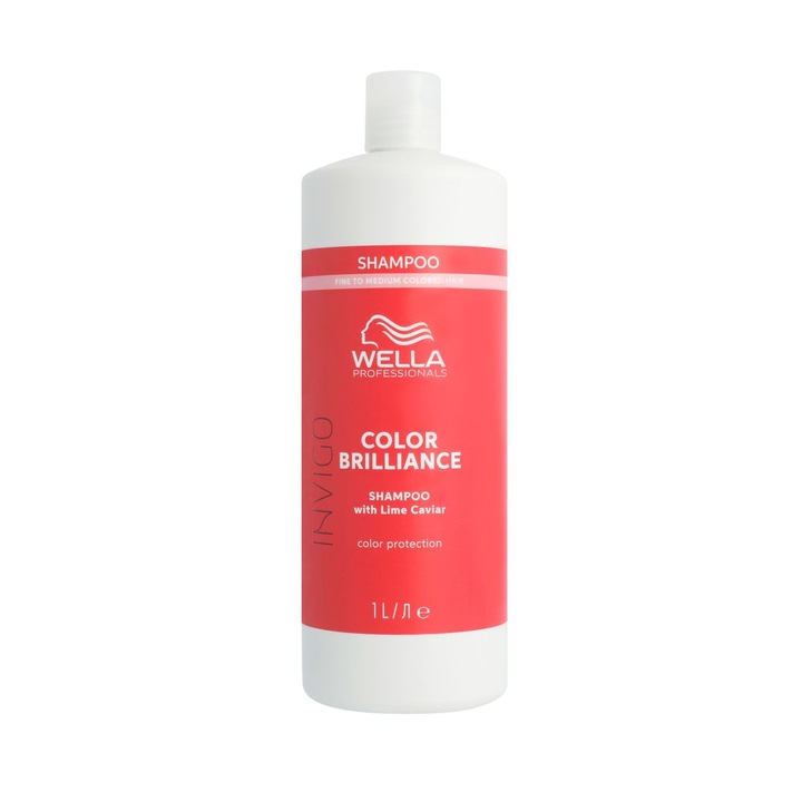 Sampon Wella Professionals Invigo Color Brilliance Fine/Normal pentru par vopsit cu fir subtire/normal, 1000 ml