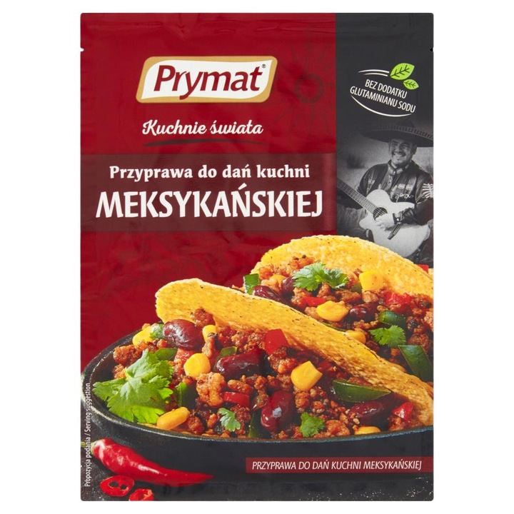 Condimente pentru mancarea mexicana, Prymat, 20 G