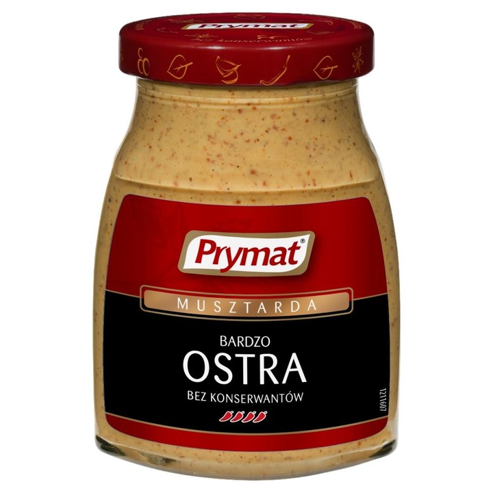 Mustar, Prymat, Foarte picant,180 g