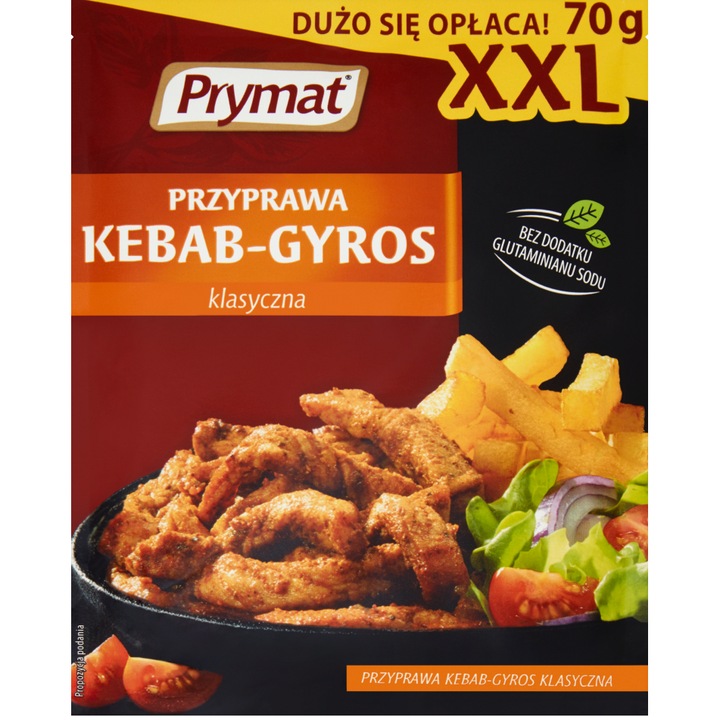 Condimente pentru carne, Prymat, Kebab-Gyros, 20 g
