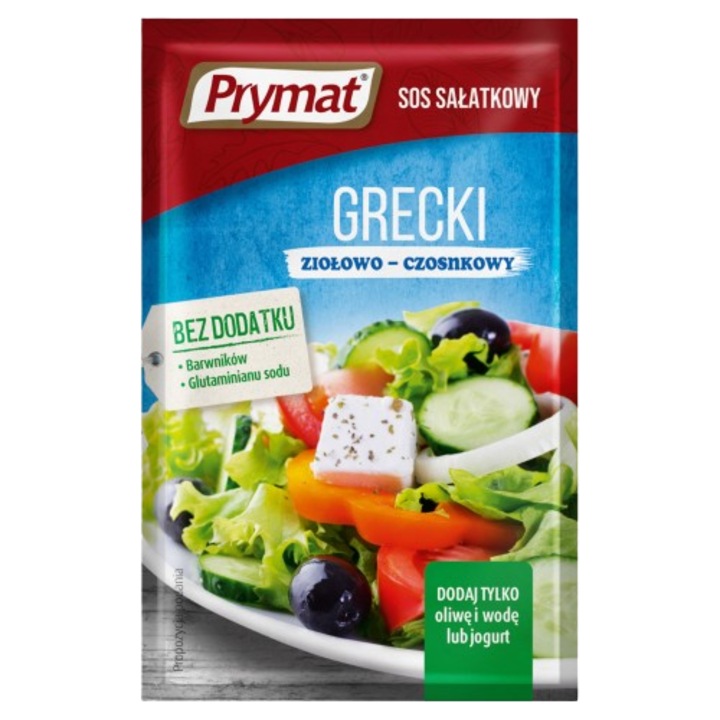 Sos pentru salata greceasca, Prymat, Ierburi/Usturoi, 9 g