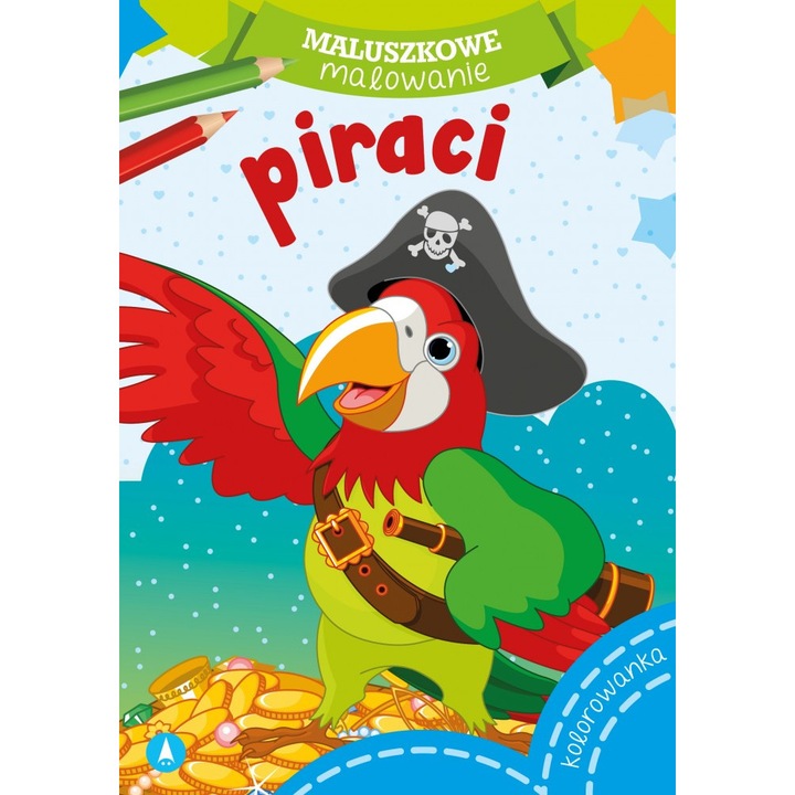 Kifestőkönyv, Skrzat, Kalózok, 2022, Többszínű