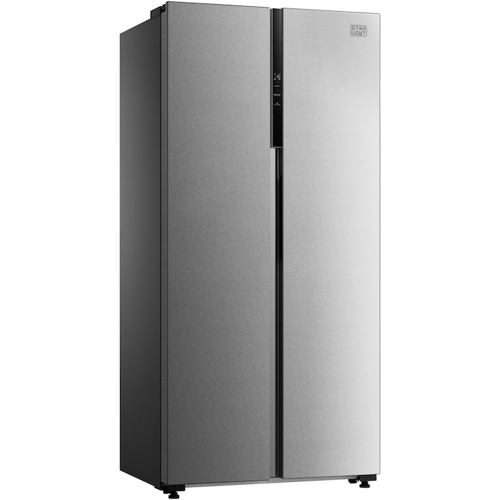 Side by Side Star-Light SS-NF460IIX, 460 l, Clasa E, Display, Total No frost, Inverter, H 177 cm, Inox