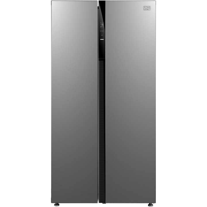Side by Side Star-Light SS-NF550IIX, 548 l, Clasa E, Display, Total No frost, Inverter, H 177 cm, Inox