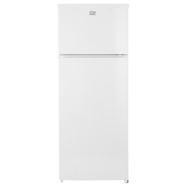 Хладилник с фризер с две врати Star-Light FTMM-200W, 204 л, Клас Е, В 143 см, Бял