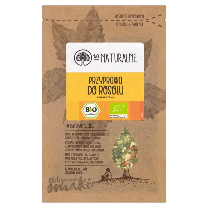 Подправка за бульон, To Naturalne, Organic, 20 гр