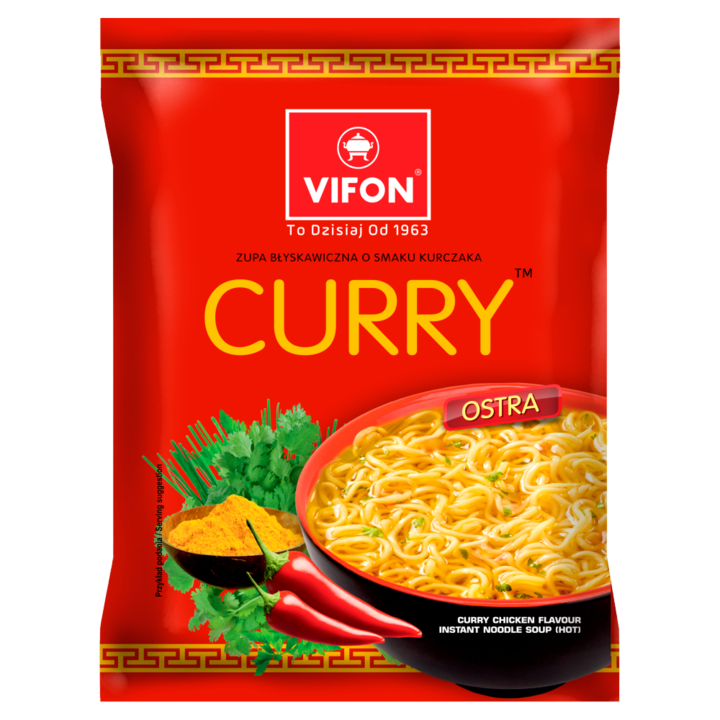 Supa instant cu aroma de pui curry, Vifon, 70 g