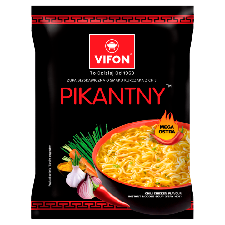 Supa instant cu aroma de pui picant, Vifon, 70 g