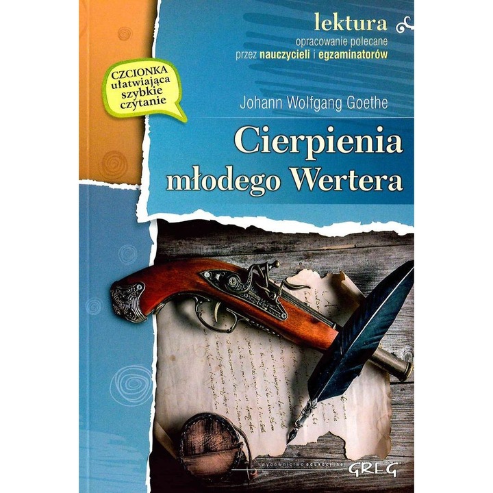 Книга "Неволите на младия Вертер", Грег, полски език, 112 стр