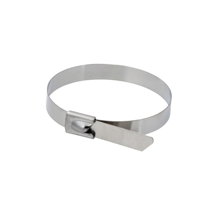 Set 20 coliere de prindere, Dedra, Otel, 4.6 x 200 mm, Argintiu