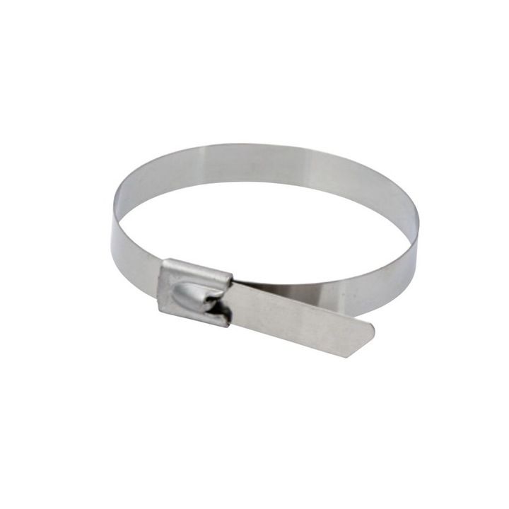 Set 20 coliere de prindere, Dedra, Otel, 4. 6 x 125 mm, Argintiu