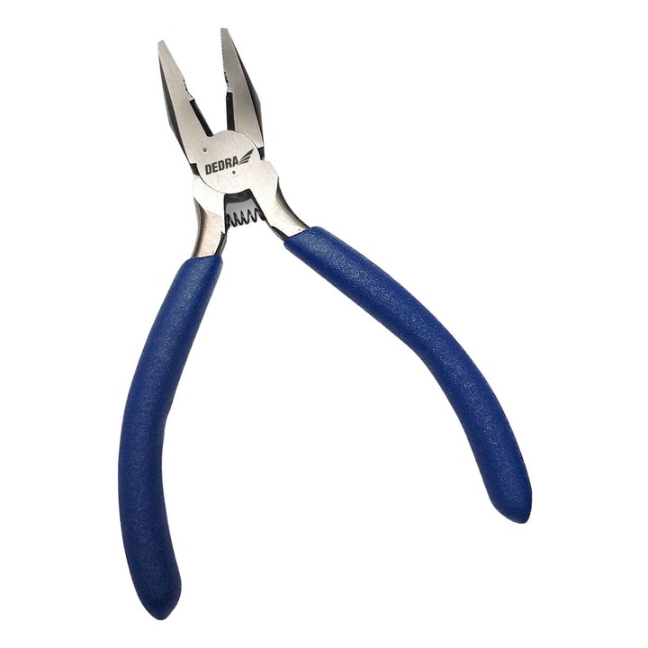 Cleste universal de precizie, Dedra, Otel carbon, 115 mm, Albastru