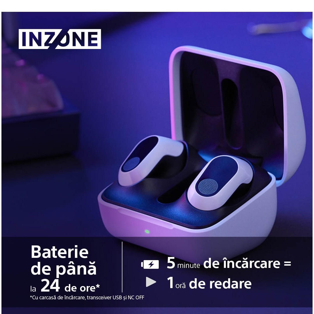 Casti Gaming True Wireless SONY INZONE WF-G700NW, Active