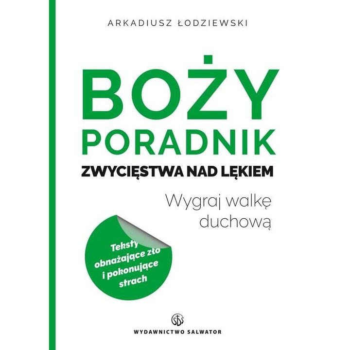 BOŻY PORADNIK ZWYCIĘSTWA NAD LEKIEM Wygt wolke cuchowa - Wydawnictwo Salwator