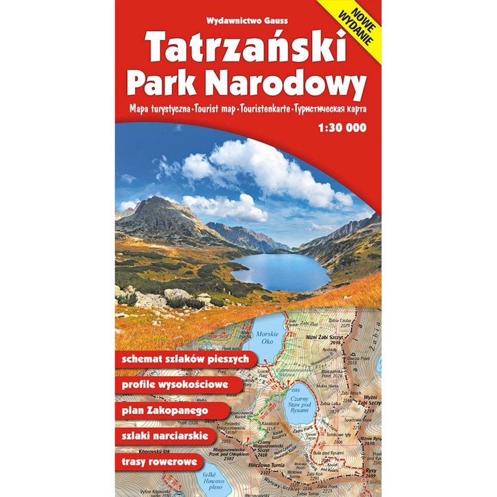 Harta Parcului National Tatra, Gauss, ed.16