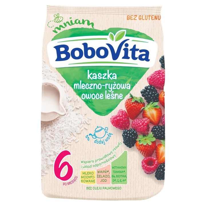 Terci cu orez si lapte, Bobovita, 230g