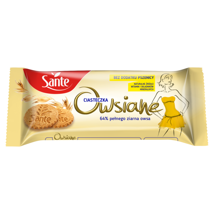 Овесени бисквити Санте, 138гр