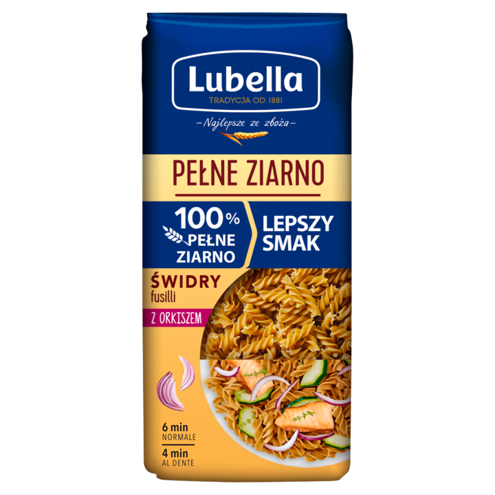 Paste Forte din cereale integrale cu spelta, Lubella, 400 g