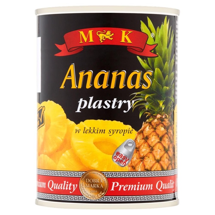 Ananas in sirop, MK, 565 g