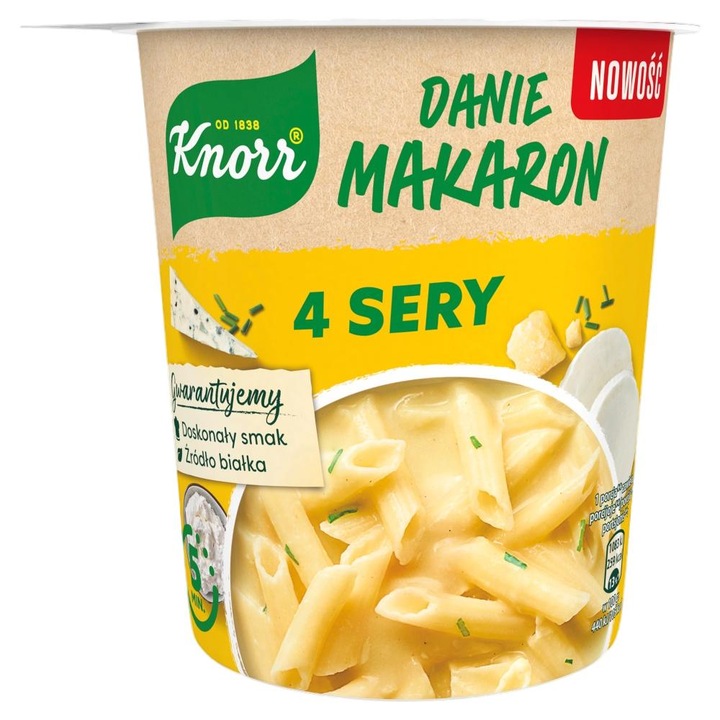 Инстантни макарони Knorr със сирене 66гр