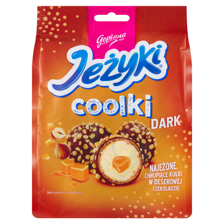 Napolitana cu crema, aroma de caramel, Jezyki Coolki, 140 g