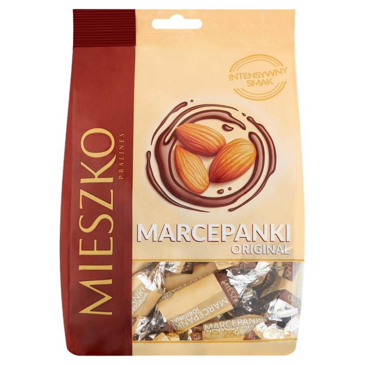 Шоколадови бонбони с марципан, Mieszko, 260 гр