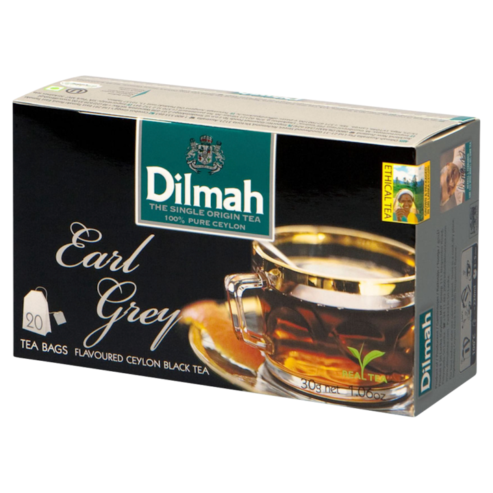 Ceai negru, Dilmah, Earl Grey Ceylon, 30 G (20 X 1,5 G)