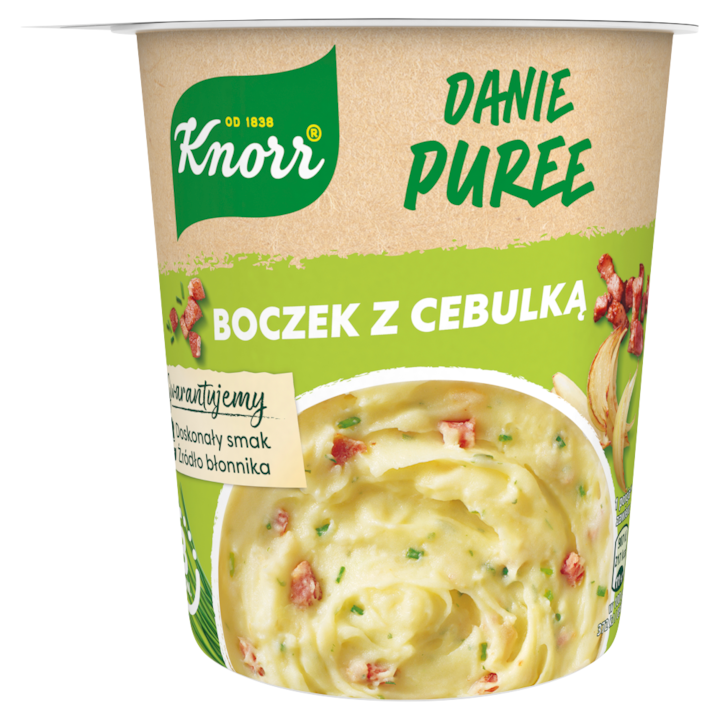 Пюре от бекон и лук, съд Knorr, 51гр