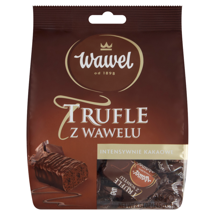 Bomboane de ciocolata cu aroma de rom, Wawel, 245g