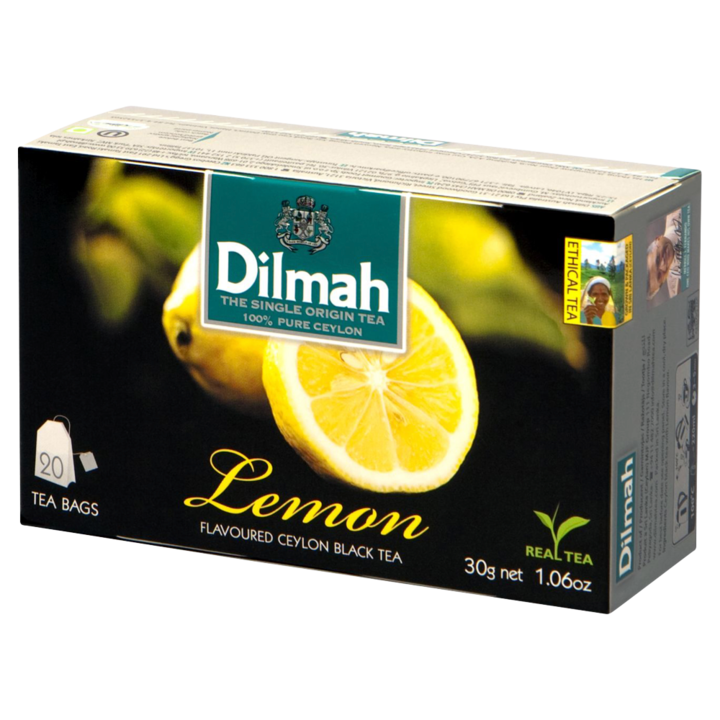 Черен чай, Dilmah, Цейлонски лимон, 30 g (20 X 1,5 g)