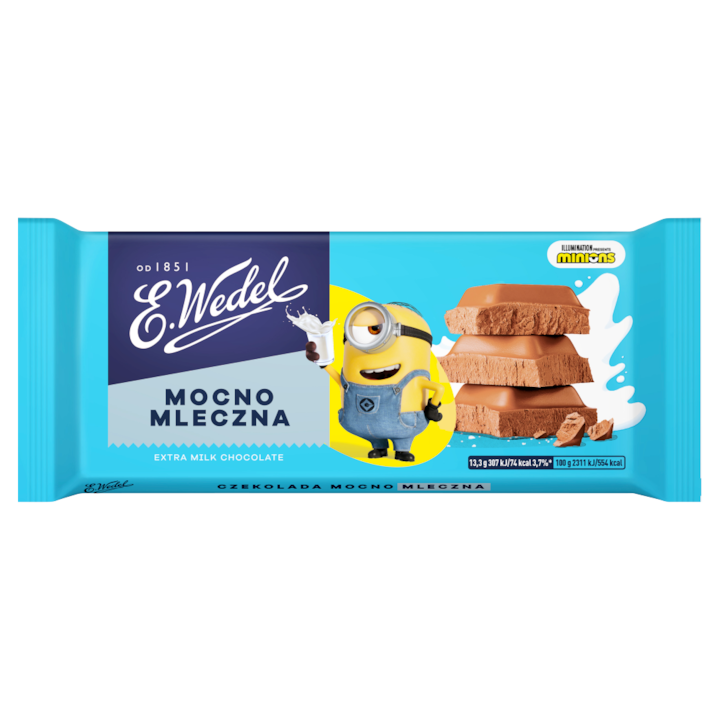 Ciocolata tare cu lapte, E. Wedel, 80 g