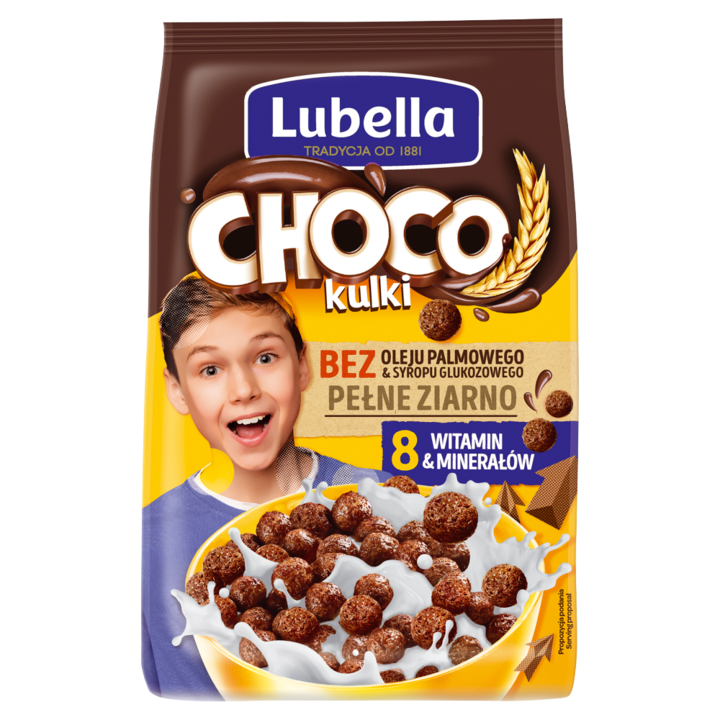 Cereale cu aroma de ciocolata, Lubella, 500 g