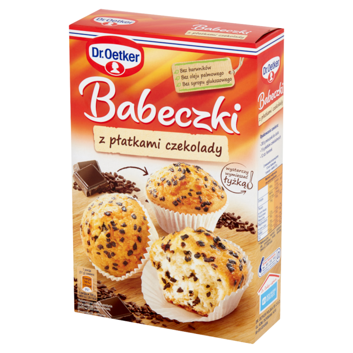 Dr. Oetker Muffin csokoládépelyhekkel 300 g