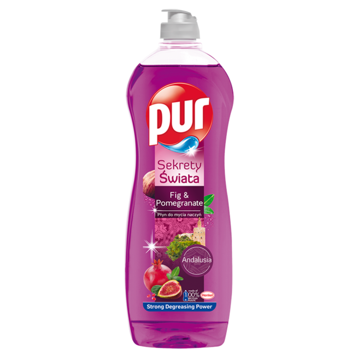 Detergent vase, Pur, aroma de smochin si rodie, 750ml