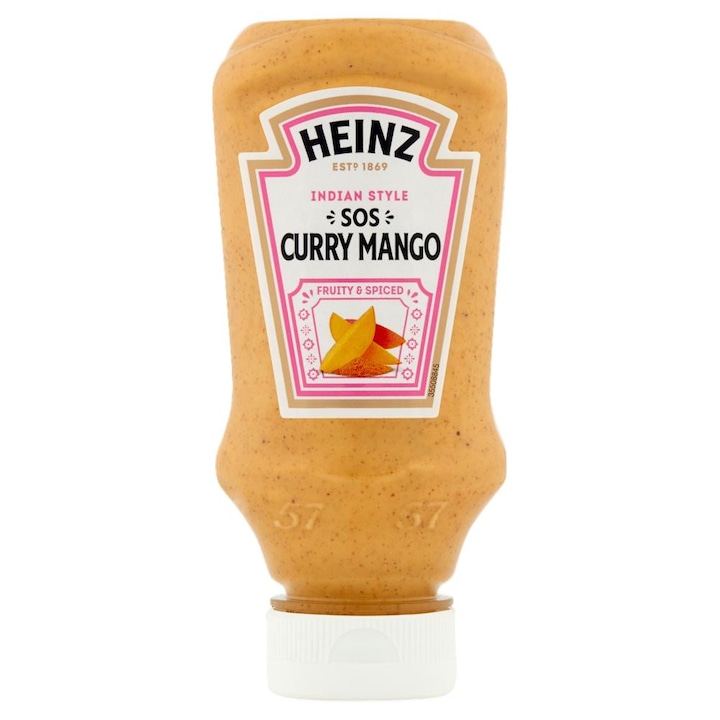 Indiai mangó curry szósz, Heinz, 225 g