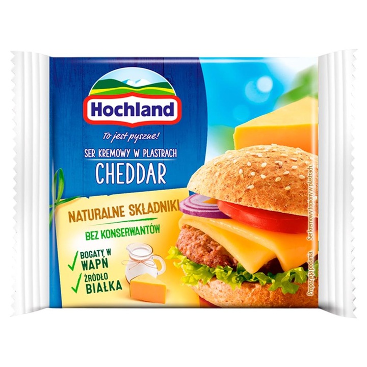 Branza Cheddar, Hochland, 130 G