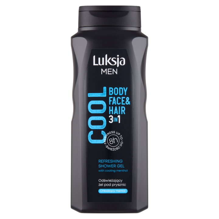 Tusfürdő 3 az 1-ben, Luksja, Men Cool Refreshing, 500 ml