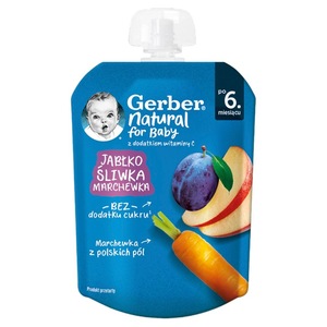 Piure bebelusi, Gerber, +6 luni, 80 g