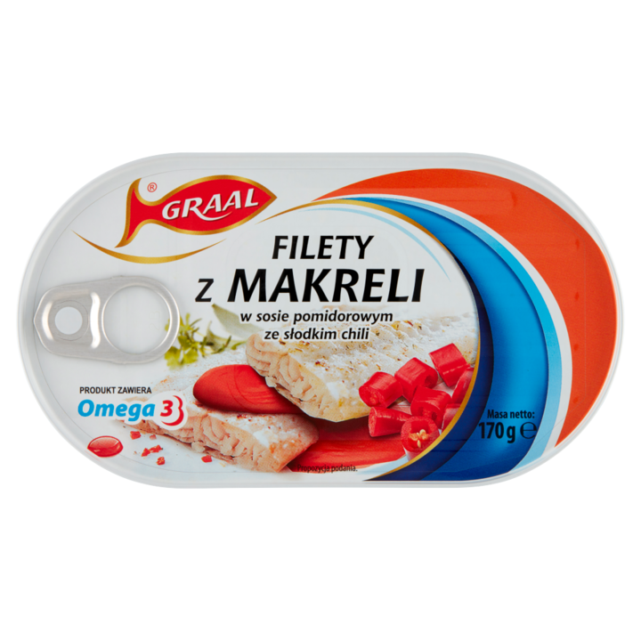 File de macrou in sos de rosii, Graal, 170 g