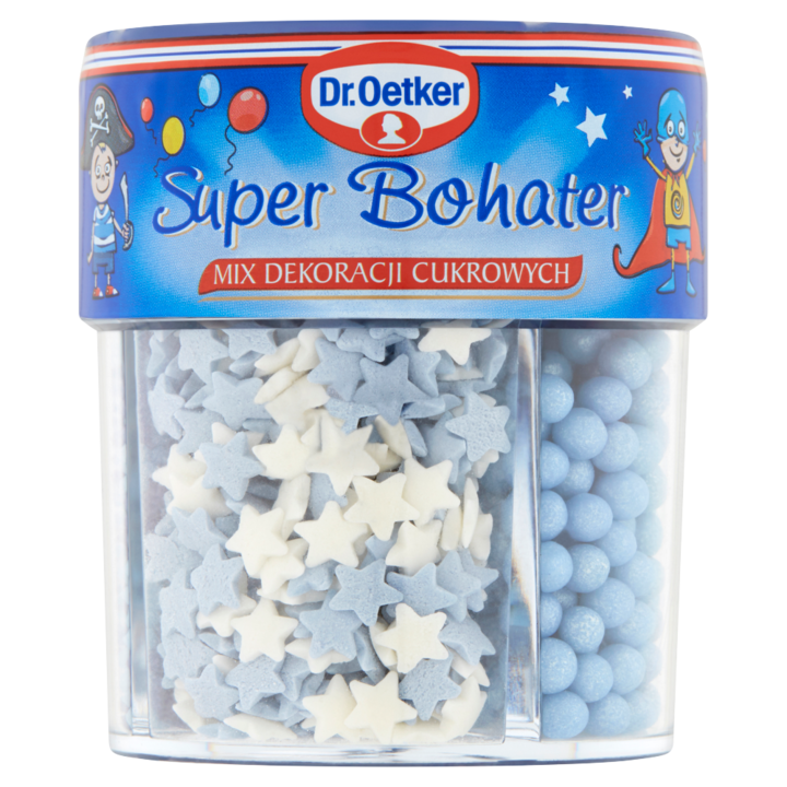 Decoratiuni de zahar pentru prajituri, Dr. Oetker, 76 g
