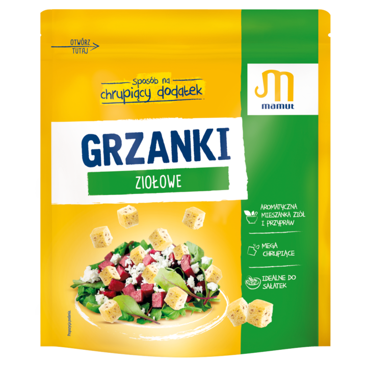 Paine prajita cu plante, Mamut, 150 g