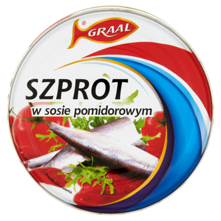 Sprot in sos de rosii, Graal, 300 G