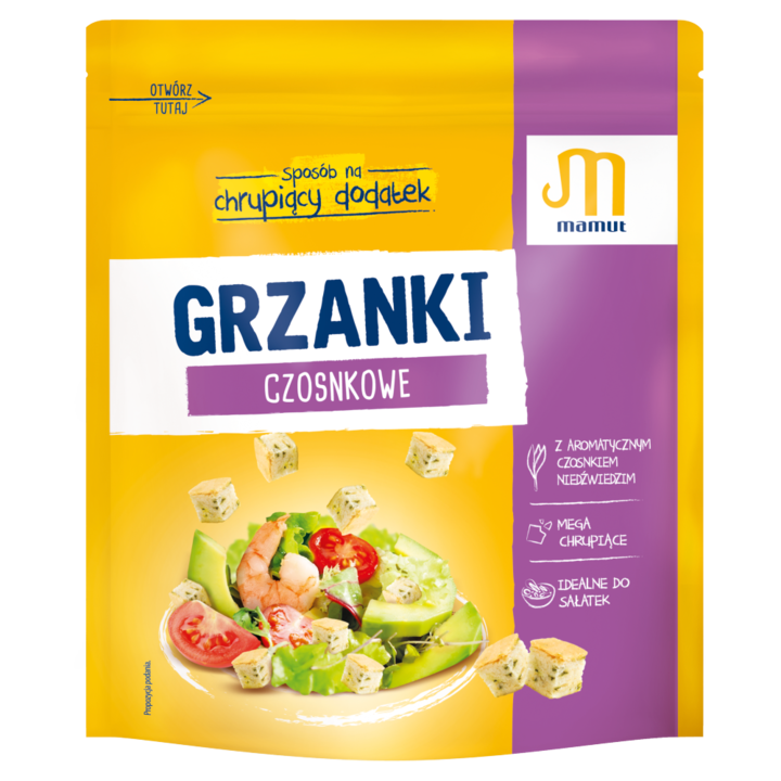 Chips, Mamut, Fokhagyma ízű, 150g