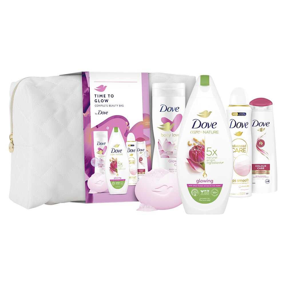 Set Dove: Gel de dus Dove Glowing, 225 ml + deodorant Dove Calming ...