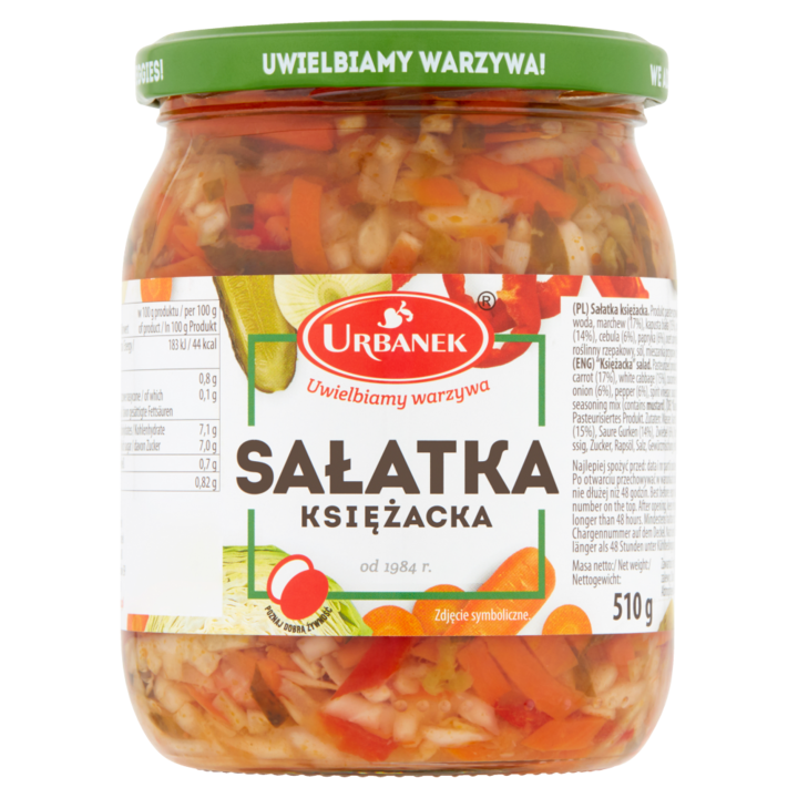 Amestec de legume, Urbanek, 510g