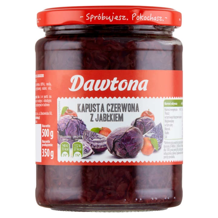 Varza rosie cu mar, Dawtona, 500 g