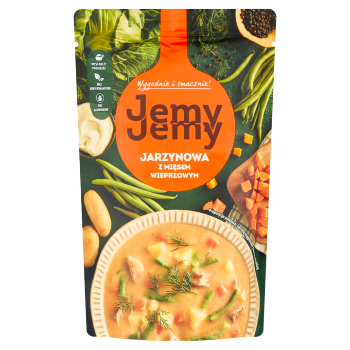 Supa de legume cu carne de porc, JemyJemy, 450 g