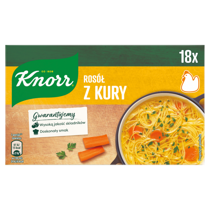 Concentrat de pui, Knorr, 18 X 10 g