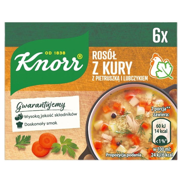 Cuburi pentru supa, Knorr, 60 g