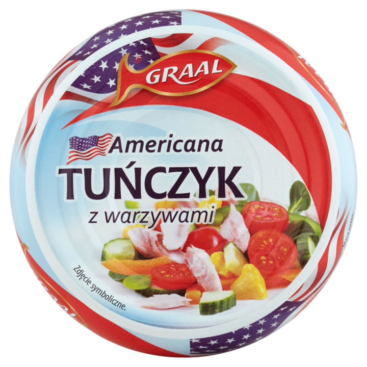 Ton cu legume, Graal, 280 g